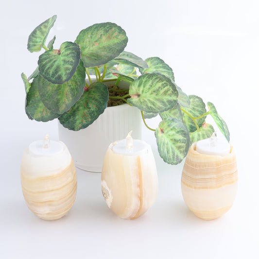 One Mexicano Onyx/Calcite Candle Holder - Expert Wholesale and Supplier of Wholesale Crystals & Bulk Gemstones, ["Calcite","Candle Holder","Catalog Onyx","Mexico","onyx"]