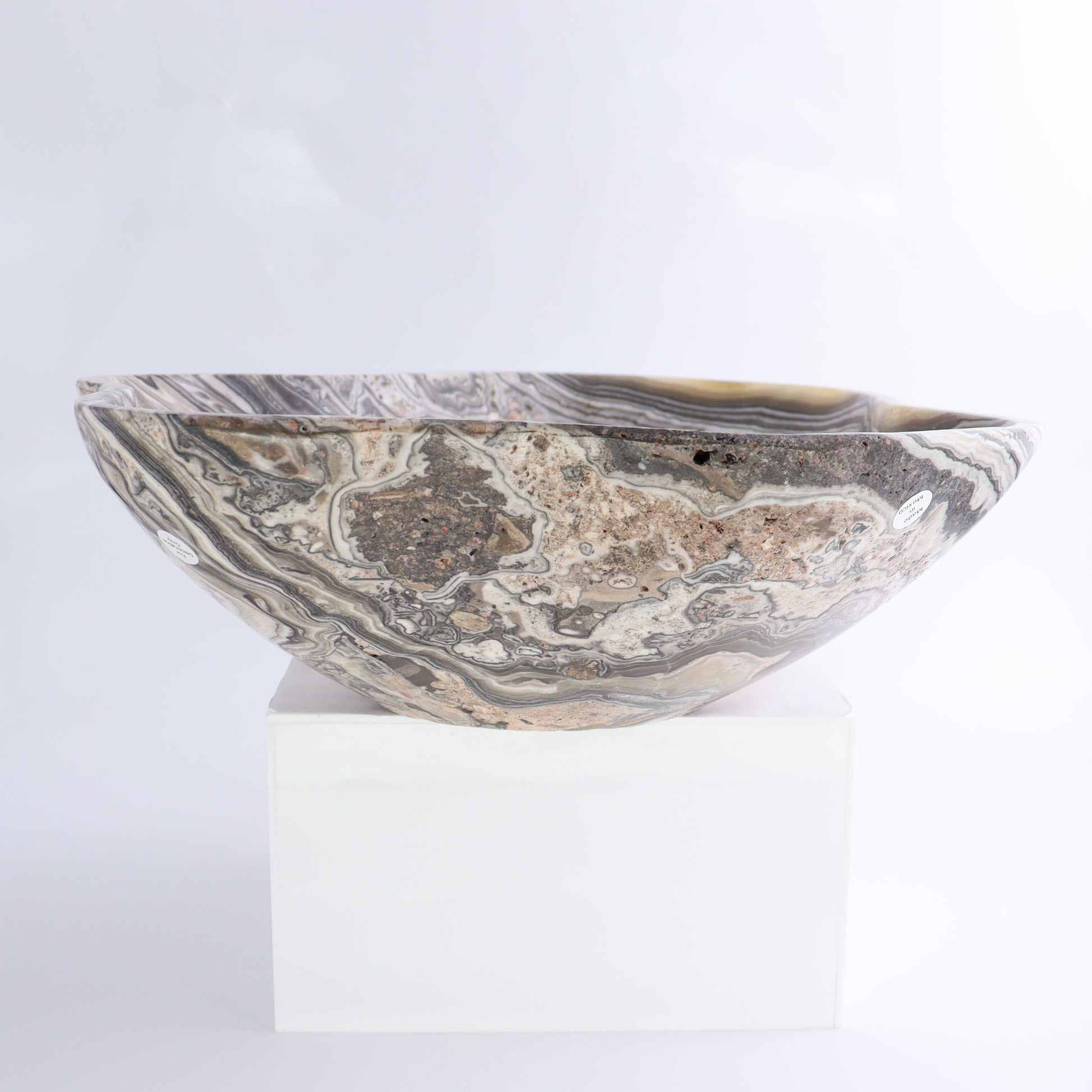 Mexican Onyx/Calcite Bowl - Expert Wholesale and Supplier of Wholesale Crystals & Bulk Gemstones, ["Bowls","Calcite","Mexico","onyx"]