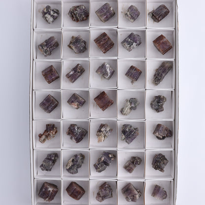 Purple Aragonite Set of 35 - Expert Wholesale and Supplier of Wholesale Crystals & Bulk Gemstones, ["aragonite","Purple Aragonite","Spain"]
