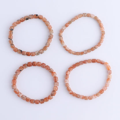 One Sunstone Cylinder Bracelet - Expert Wholesale and Supplier of Wholesale Crystals & Bulk Gemstones, ["Bracelet","bracelets","Sunstone"]
