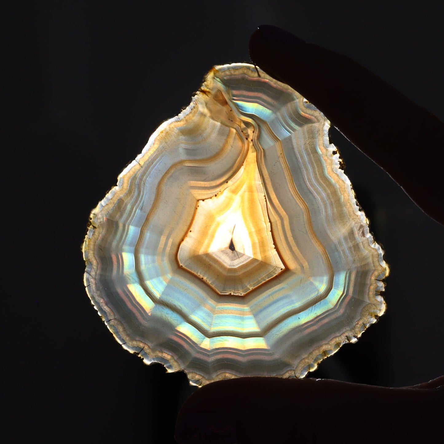 Iris Agate Slices Set of 6 - Expert Wholesale and Supplier of Wholesale Crystals & Bulk Gemstones, ["Agate","Iris Agate","Slices and Slabs"]