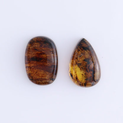 Chiapas Mexico Amber Cabs Set of 8 - Expert Wholesale and Supplier of Wholesale Crystals & Bulk Gemstones, ["Amber","Cabs","Chiapas Amber","Mexico"]