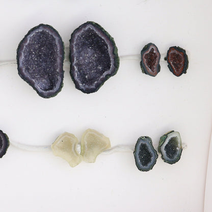 Tabasco Geodes 10 Pairs - Expert Wholesale and Supplier of Wholesale Crystals & Bulk Gemstones, ["Geodes","Tabasco Geode"]