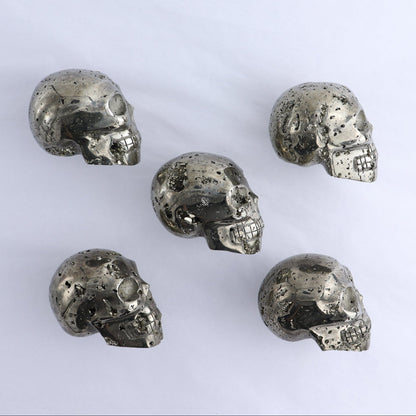 Pyrite Skulls Set of 5