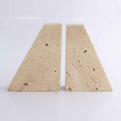 One Pair of Travertine Bookends - Expert Wholesale and Supplier of Wholesale Crystals & Bulk Gemstones, ["Bookends","Catalog Onyx","Mexico","Travertine"]