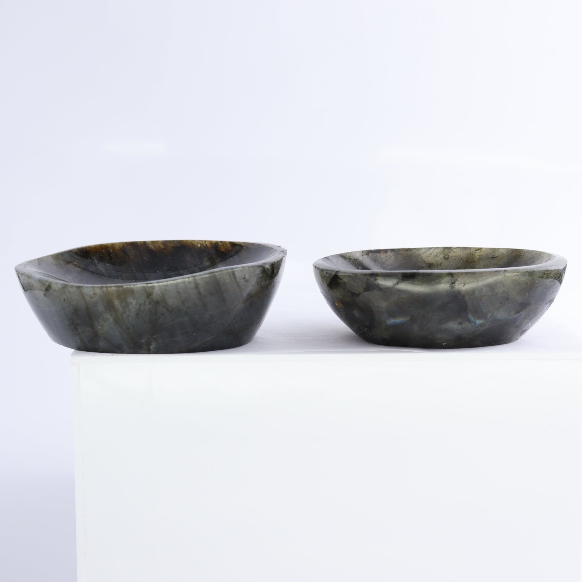 Labradorite Bowls Set of 10 - Expert Wholesale and Supplier of Wholesale Crystals & Bulk Gemstones, ["Bowls","Labradorite","Madagascar"]