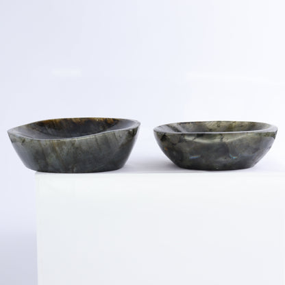 Labradorite Bowls Set of 10 - Expert Wholesale and Supplier of Wholesale Crystals & Bulk Gemstones, ["Bowls","Labradorite","Madagascar"]