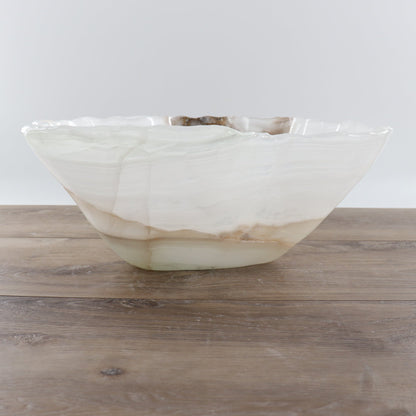 Mexican Onyx/Calcite Bowl 16"