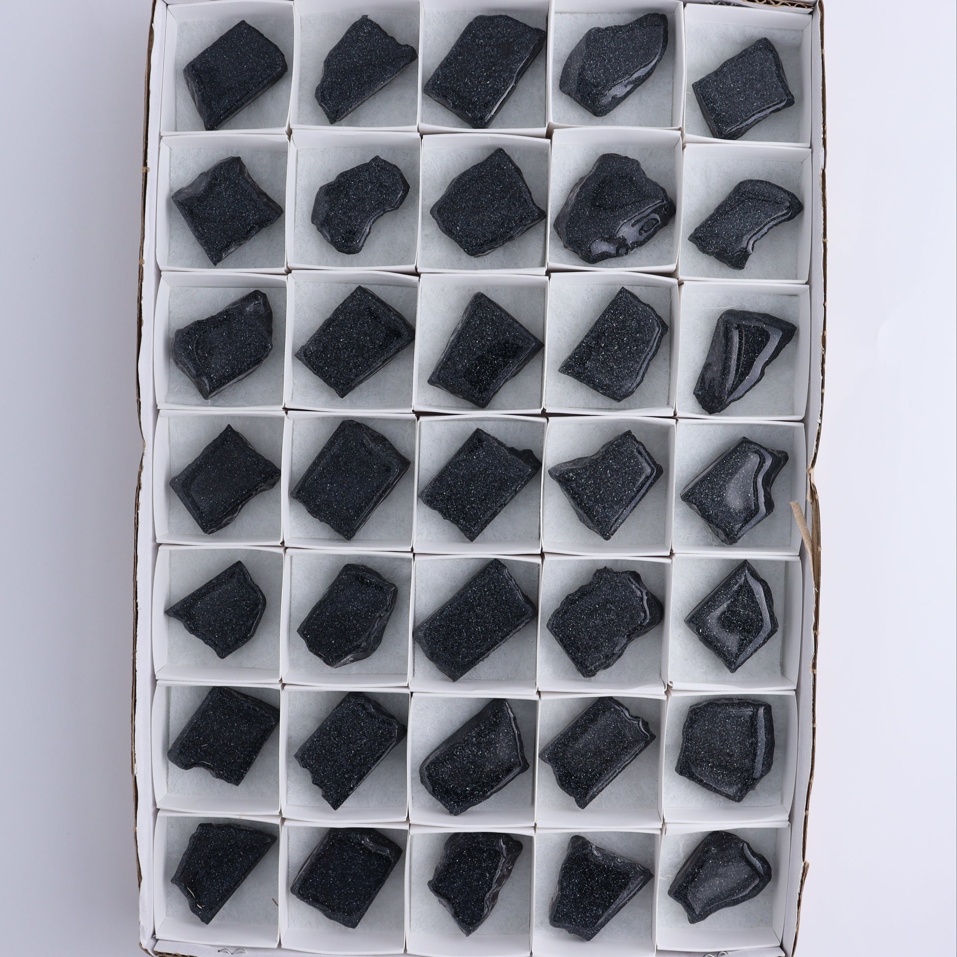 Specularite Flat of 35 - Expert Wholesale and Supplier of Wholesale Crystals & Bulk Gemstones, ["flat","Flats","Specularite","United States"]