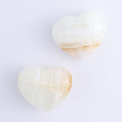 Onyx/Calcite Hearts Set of 7 - Expert Wholesale and Supplier of Wholesale Crystals & Bulk Gemstones, ["Calcite","Hearts","Mexico","onyx"]