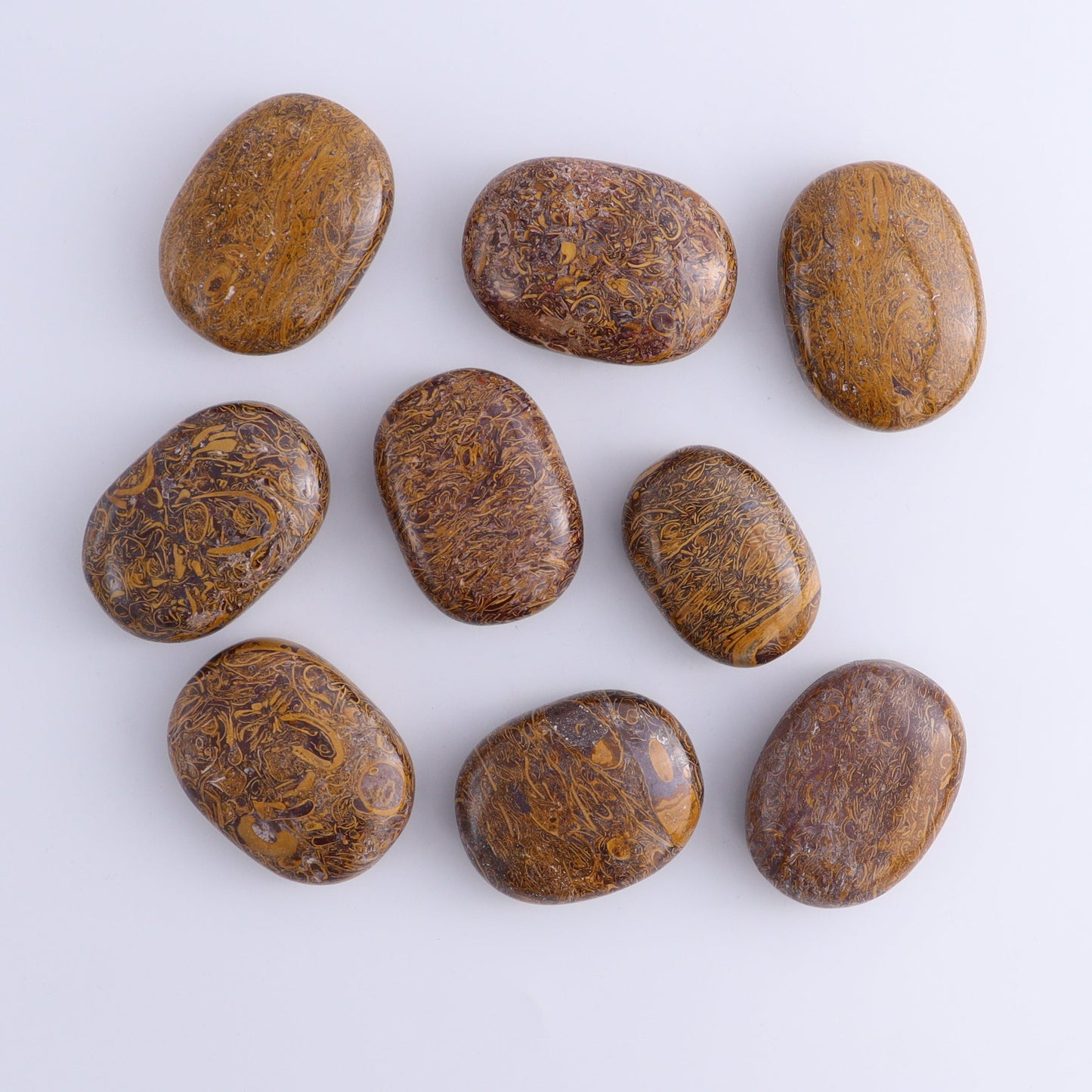 Calligraphy Jasper Palm Stones 1 kg Set - Expert Wholesale and Supplier of Wholesale Crystals & Bulk Gemstones, ["Calligraphy Jasper","jasper","Palm Stones"]