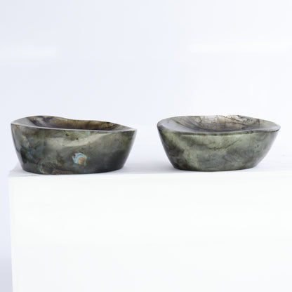 Labradorite Bowls Set of 6 - Expert Wholesale and Supplier of Wholesale Crystals & Bulk Gemstones, ["Bowls","Labradorite","Madagascar"]