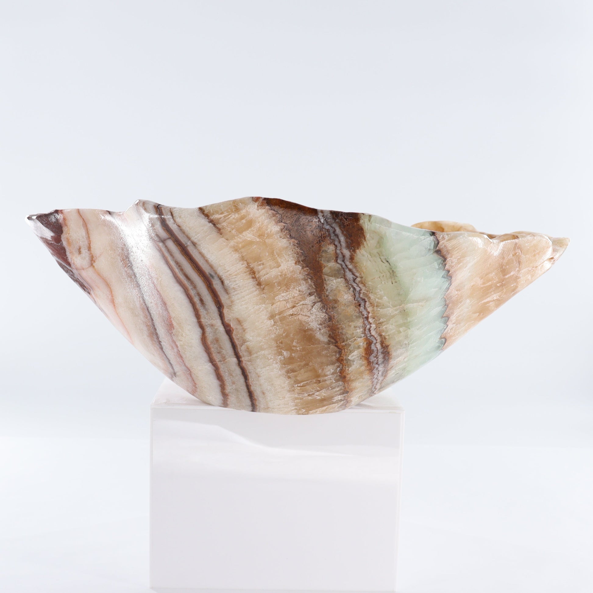 Mexican Onyx/Calcite Bowl - Expert Wholesale and Supplier of Wholesale Crystals & Bulk Gemstones, ["Bowls","Calcite","Mexico","onyx"]