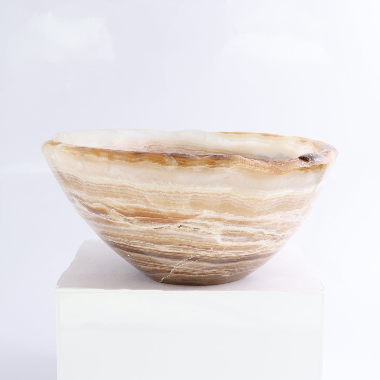 Mexican Onyx/Calcite Bowl - Expert Wholesale and Supplier of Wholesale Crystals & Bulk Gemstones, ["Bowls","Calcite","Mexico","onyx"]