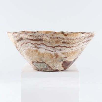 Mexican Onyx/Calcite Bowl 16"