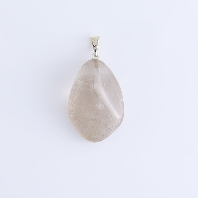 One Smoky Quartz Tumble Pendant
