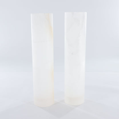 One White Smooth Onyx Lamp Blind - Expert Wholesale and Supplier of Wholesale Crystals & Bulk Gemstones, ["Lamps","Mexico","onyx"]