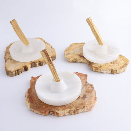 One White Onyx Palo Santo and Incense Holder - Expert Wholesale and Supplier of Wholesale Crystals & Bulk Gemstones, ["Catalog Onyx","Incense holders","Mexico","onyx","Palo Santo Holder","White onyx"]