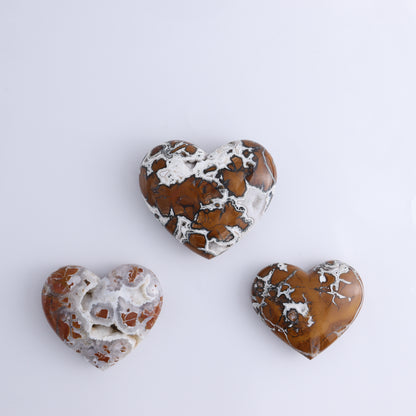 Brecciated Jasper Set of 6 - Expert Wholesale and Supplier of Wholesale Crystals & Bulk Gemstones, ["Brecciated Jasper","close_30","Hearts","Indonesia"]
