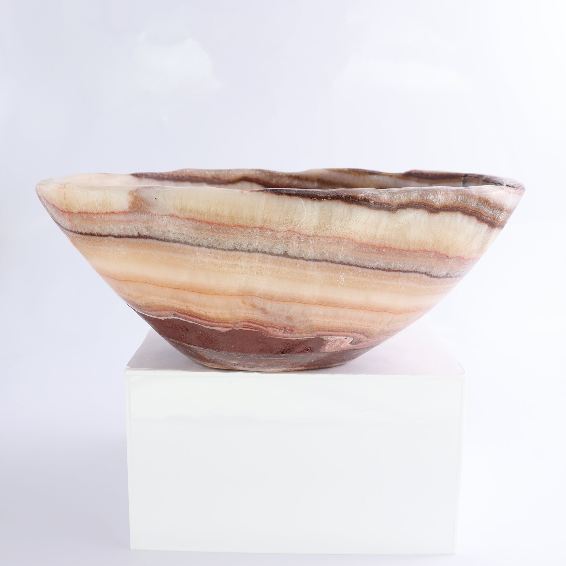 Mexican Onyx/Calcite Bowl - Expert Wholesale and Supplier of Wholesale Crystals & Bulk Gemstones, ["Bowls","Calcite","Mexico","onyx"]