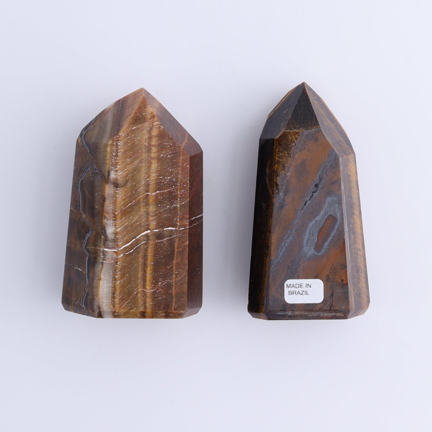 Tiger Eye Towers Set of 6 - Expert Wholesale and Supplier of Wholesale Crystals & Bulk Gemstones, ["Brazil","close_70","Tiger Eye","Towers"]