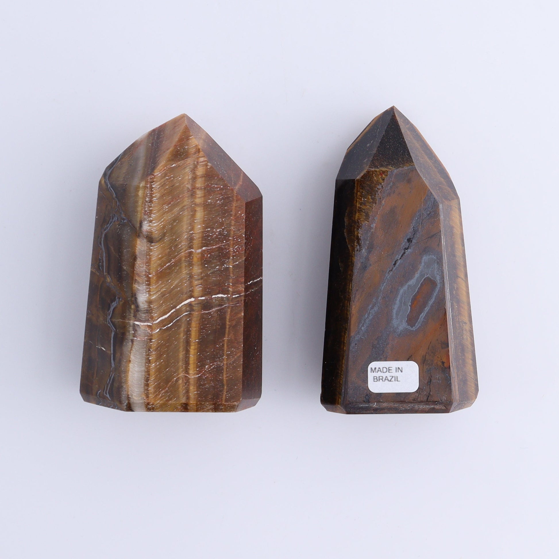 Tiger Eye Towers Set of 6 - Expert Wholesale and Supplier of Wholesale Crystals & Bulk Gemstones, ["Brazil","close_70","Tiger Eye","Towers"]