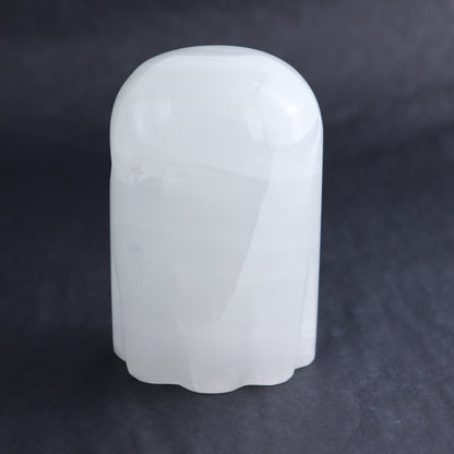 One Ghost White Mexican Onyx/Calcite with Light | Mi Esperanza Minerals | Supplier of Crystals and Onyx
