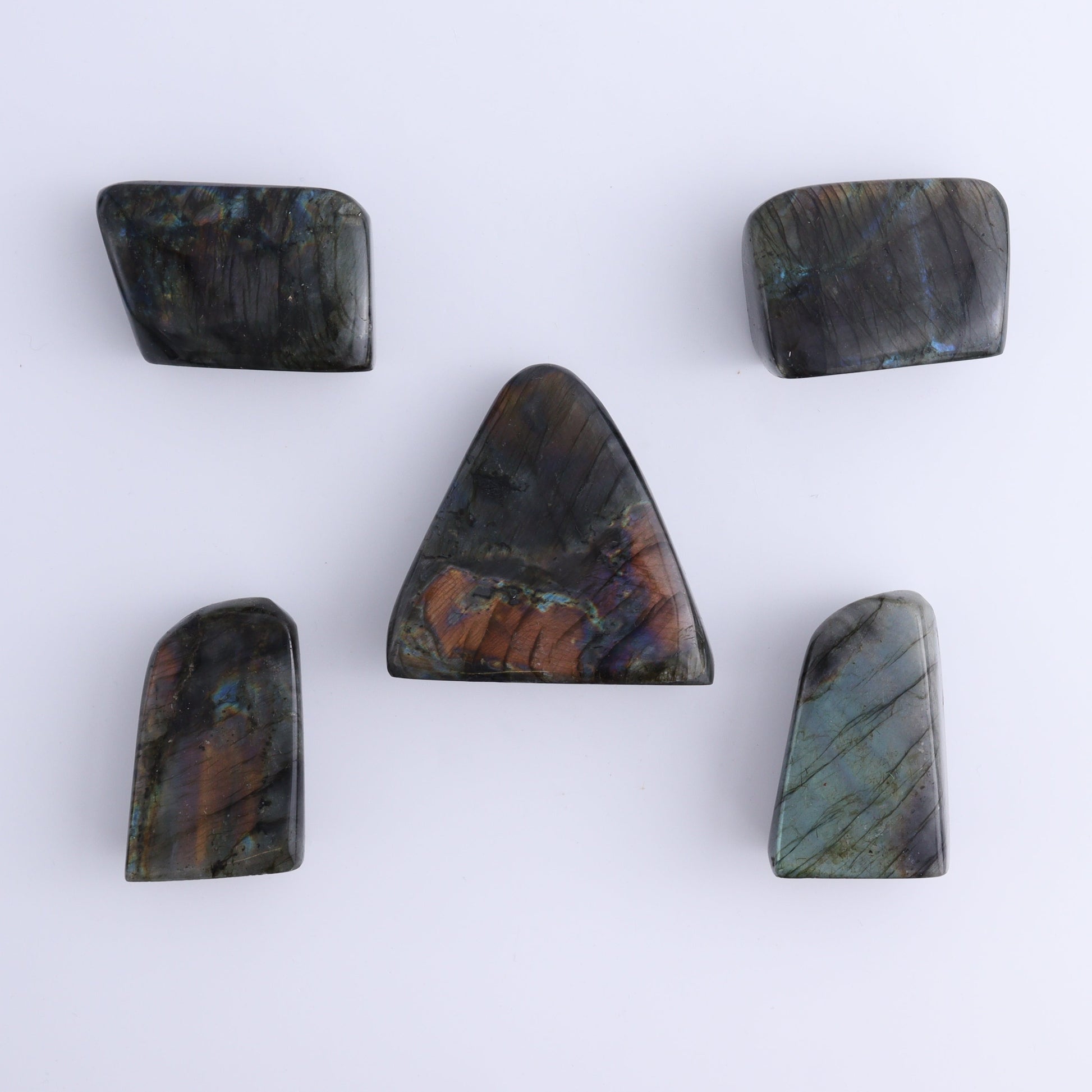 Labradorite Freeform Set of 20 - Expert Wholesale and Supplier of Wholesale Crystals & Bulk Gemstones, ["Freeforms","Labradorite","Madagascar"]