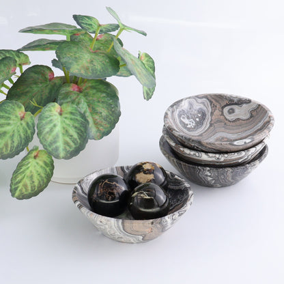 One Bowl (12 cm) Mexican Onyx/Calcite Zebra Polished - Expert Wholesale and Supplier of Wholesale Crystals & Bulk Gemstones, ["bowl","Calcite","Catalog Onyx","Decorative Dish","Mexico","onyx"]