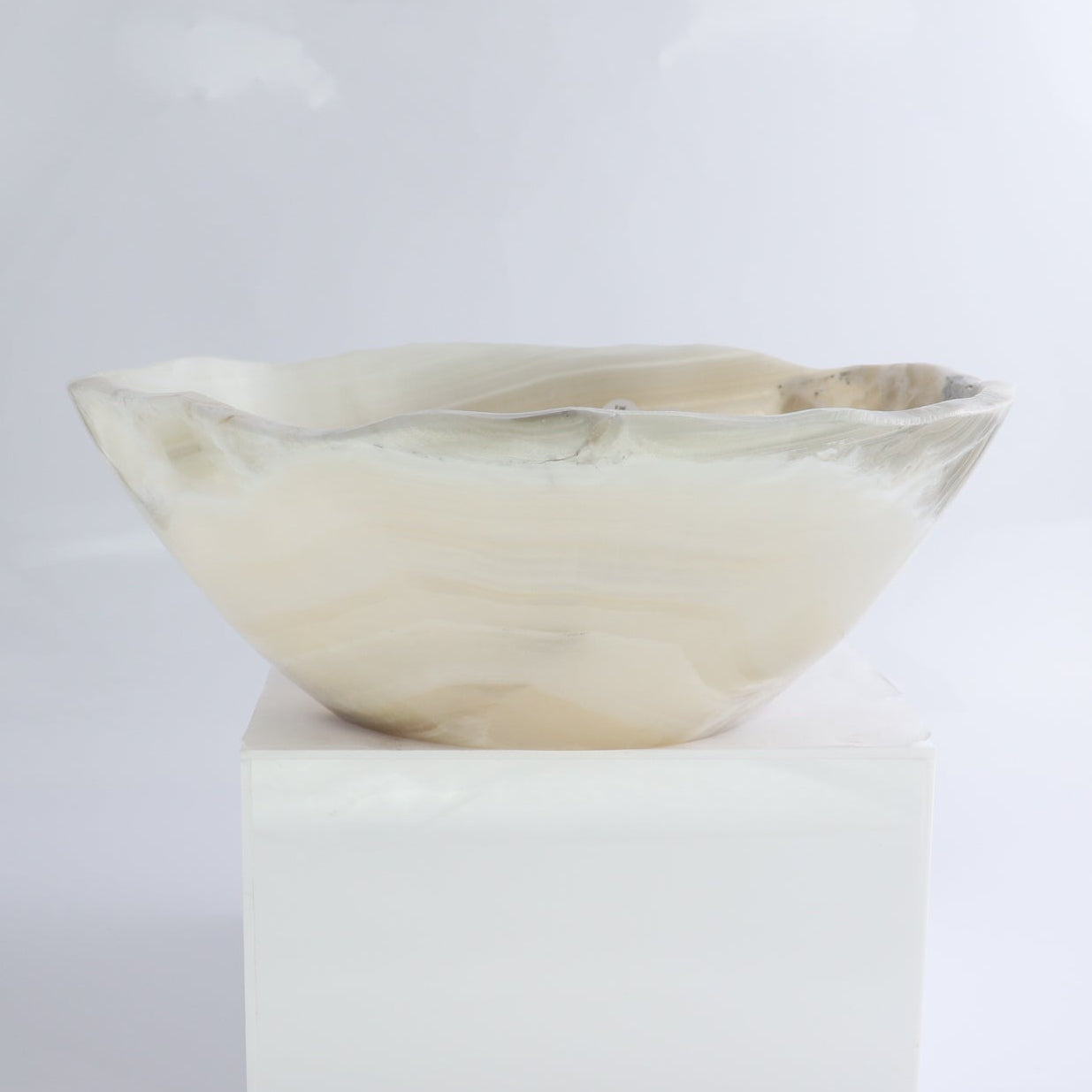 Mexican Onyx/Calcite Bowl 10"