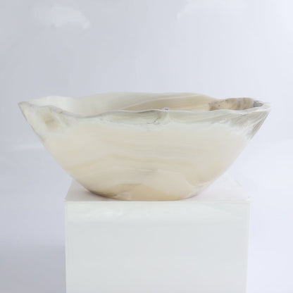 Mexican Onyx/Calcite Bowl 10"