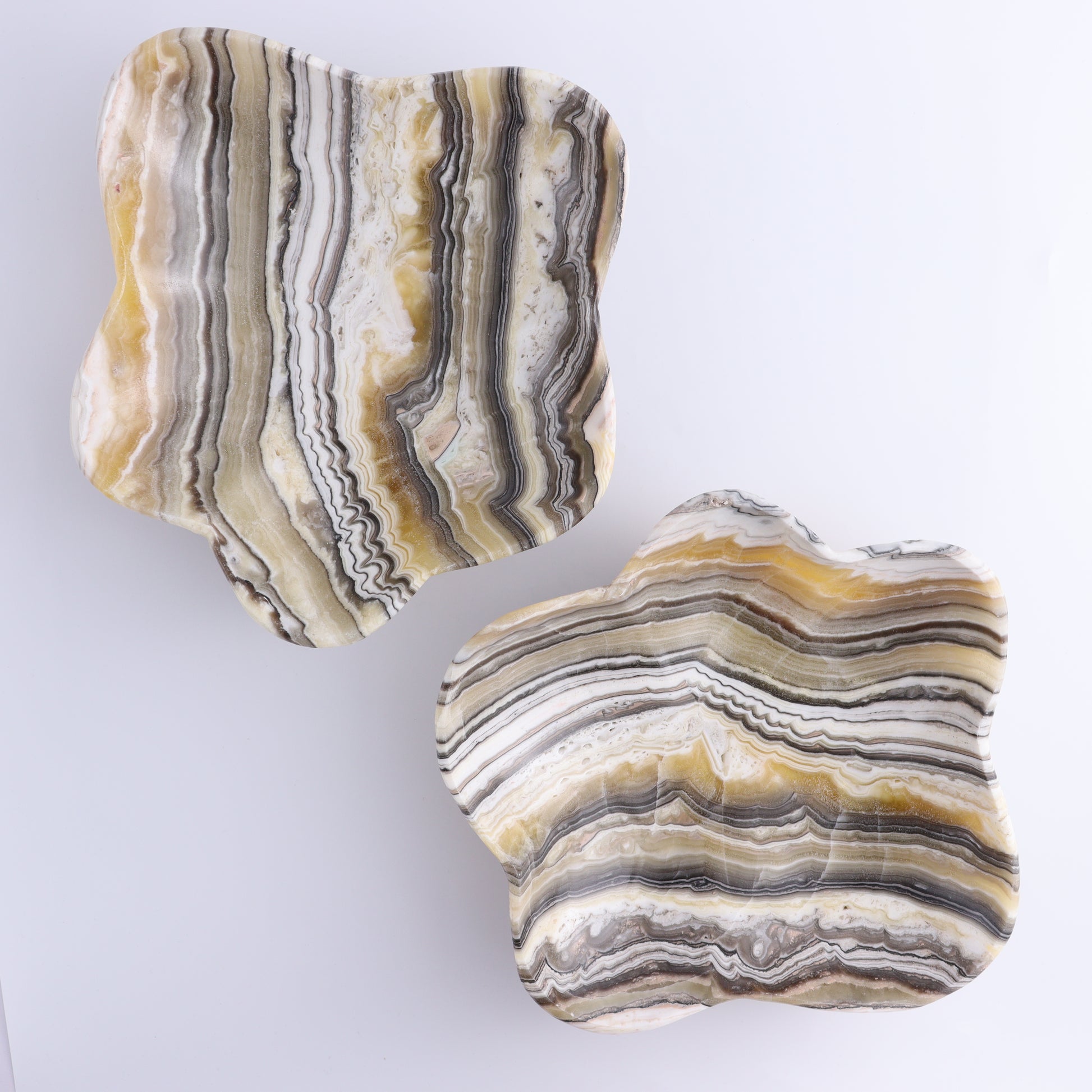 One Bowl Mexican Onyx/Calcite Yellow Zebra - Expert Wholesale and Supplier of Wholesale Crystals & Bulk Gemstones, ["bowl","Calcite","Catalog Onyx","Decorative Dish","Mexico","onyx"]