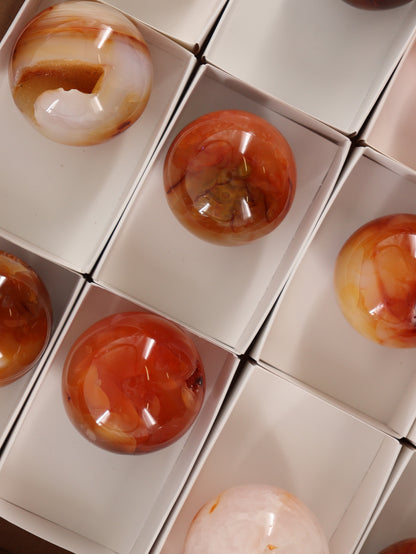 Carnelian Spheres Set of 16 - Expert Wholesale and Supplier of Wholesale Crystals & Bulk Gemstones, []