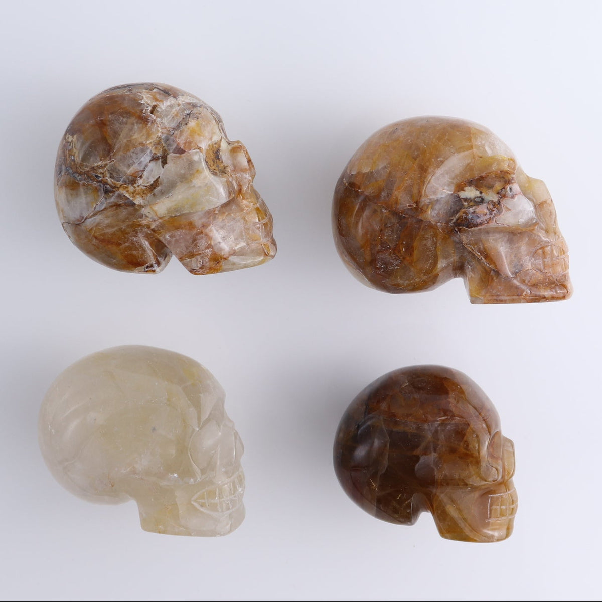 Golden Healer Skulls Set of 4