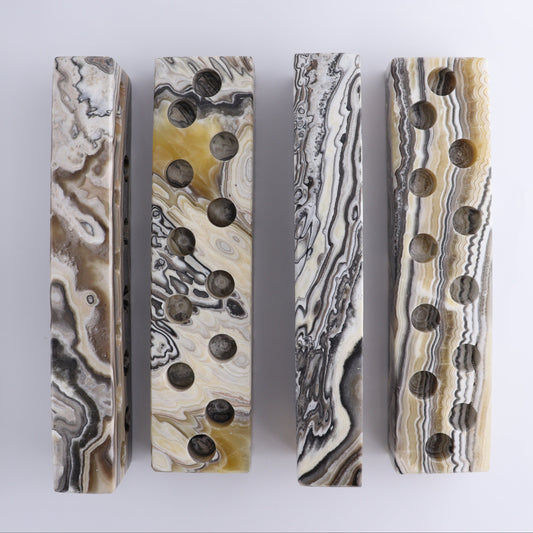 Zebra Onyx Candle Holder - Expert Wholesale and Supplier of Wholesale Crystals & Bulk Gemstones, ["Candle Holder","Catalog Onyx","Mexico","onyx"]