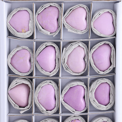 Phosphosiderite Hearts Set of 20 - Expert Wholesale and Supplier of Wholesale Crystals & Bulk Gemstones, ["Hearts","Phosphosiderite"]