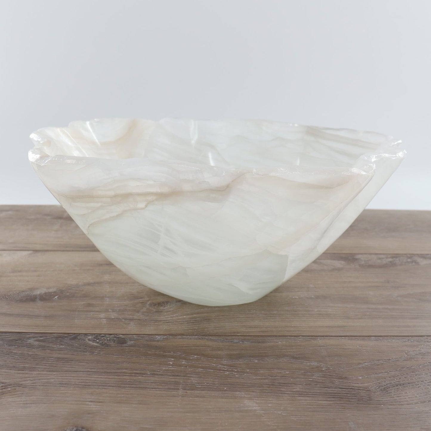 Mexican Onyx/Calcite Bowl 15"