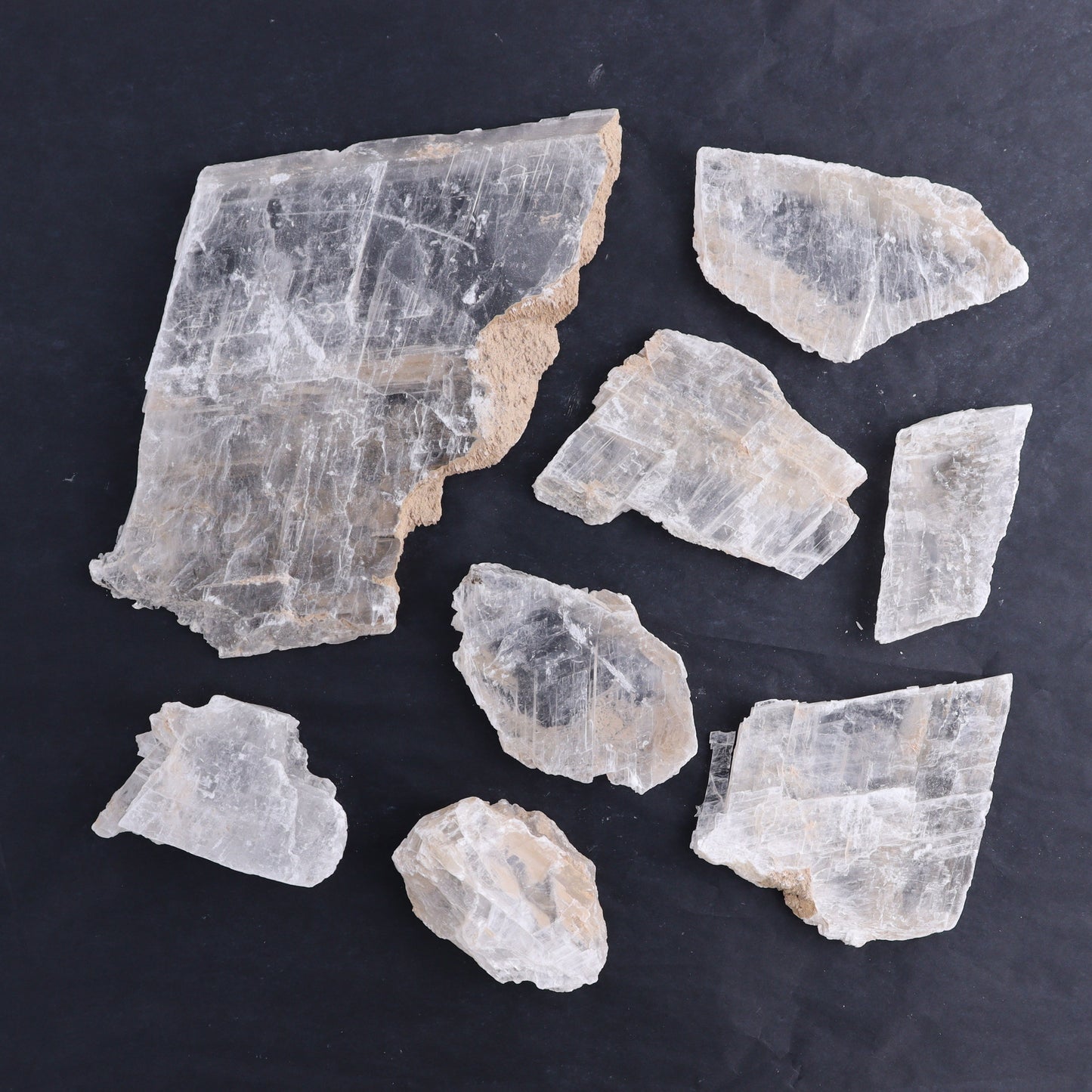 Selenite Slices Set of 8 - Expert Wholesale and Supplier of Wholesale Crystals & Bulk Gemstones, ["selenite","Slices and Slabs"]