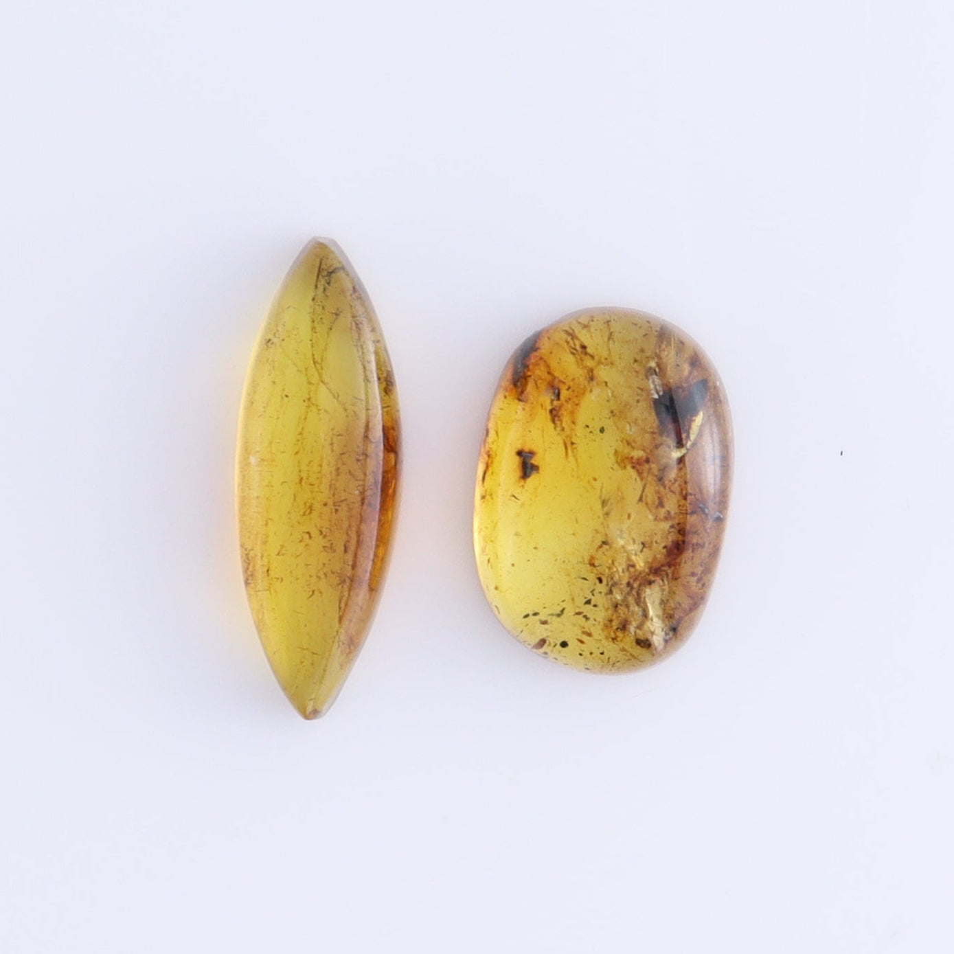 Chiapas Mexico Amber Cabs Set of 8 - Expert Wholesale and Supplier of Wholesale Crystals & Bulk Gemstones, ["Amber","Cabs","Chiapas Amber","Mexico"]