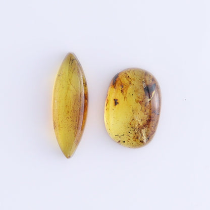 Chiapas Mexico Amber Cabs Set of 8 - Expert Wholesale and Supplier of Wholesale Crystals & Bulk Gemstones, ["Amber","Cabs","Chiapas Amber","Mexico"]