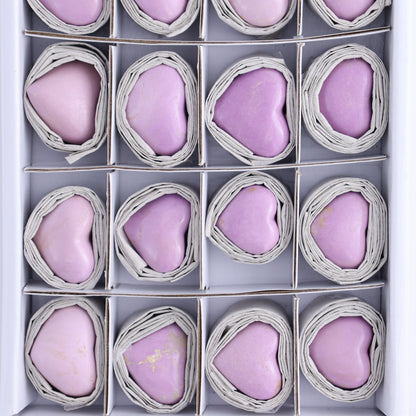 Phosphosiderite Hearts Set of 20 - Expert Wholesale and Supplier of Wholesale Crystals & Bulk Gemstones, ["Hearts","Phosphosiderite"]