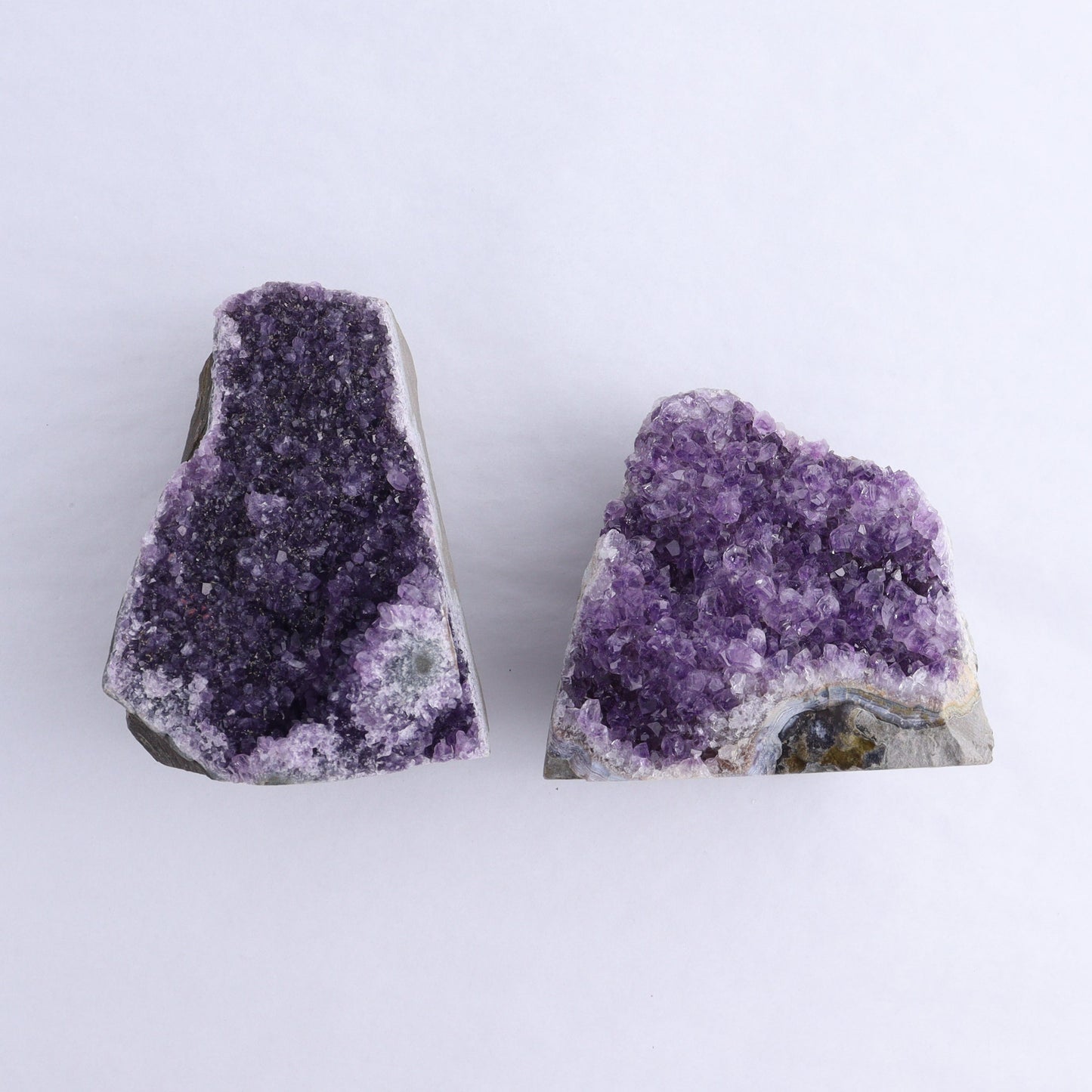 Uruguay Amethyst Cut Base Set of 8 - Expert Wholesale and Supplier of Wholesale Crystals & Bulk Gemstones, ["Amethyst","Cut Base","Uruguay"]