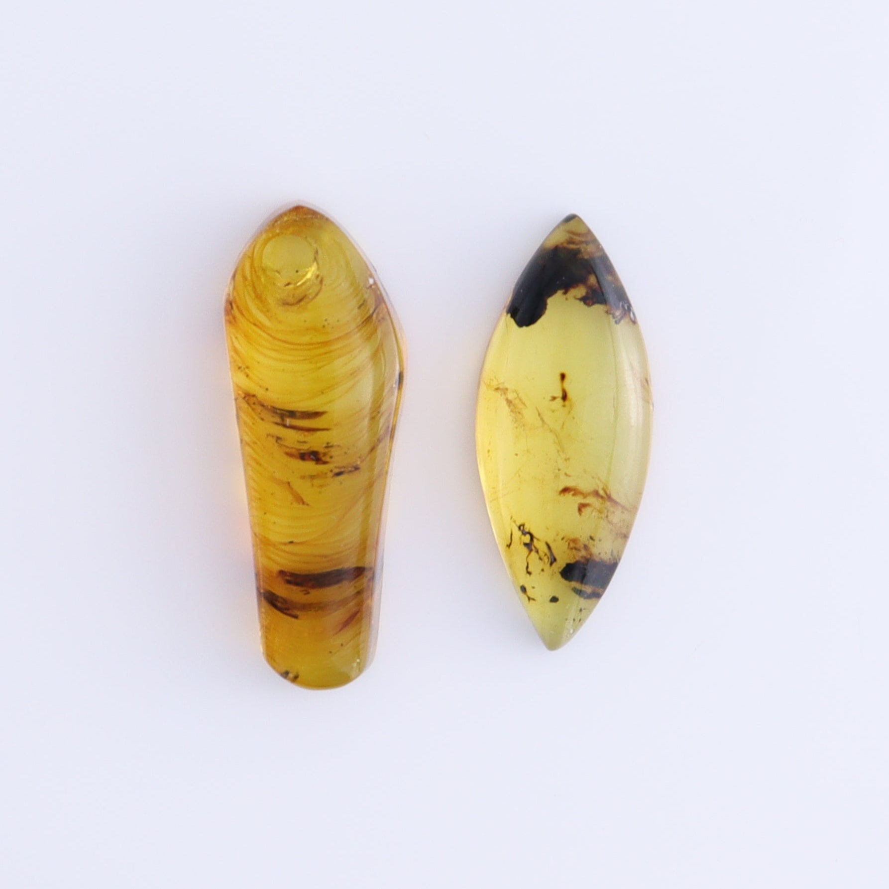Chiapas Mexico Amber Cabs Set of 8 - Expert Wholesale and Supplier of Wholesale Crystals & Bulk Gemstones, ["Amber","Cabs","Chiapas Amber","Mexico"]