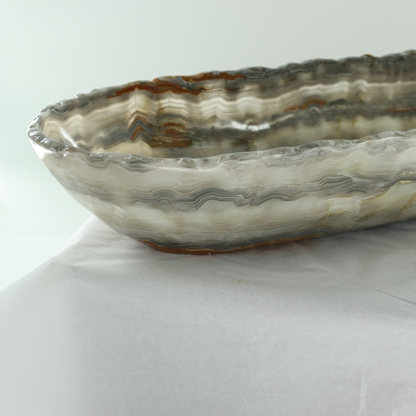 Onyx Canoe Bowl - Expert Wholesale and Supplier of Wholesale Crystals & Bulk Gemstones, ["Bowls","canoe","Mexico","onyx"]