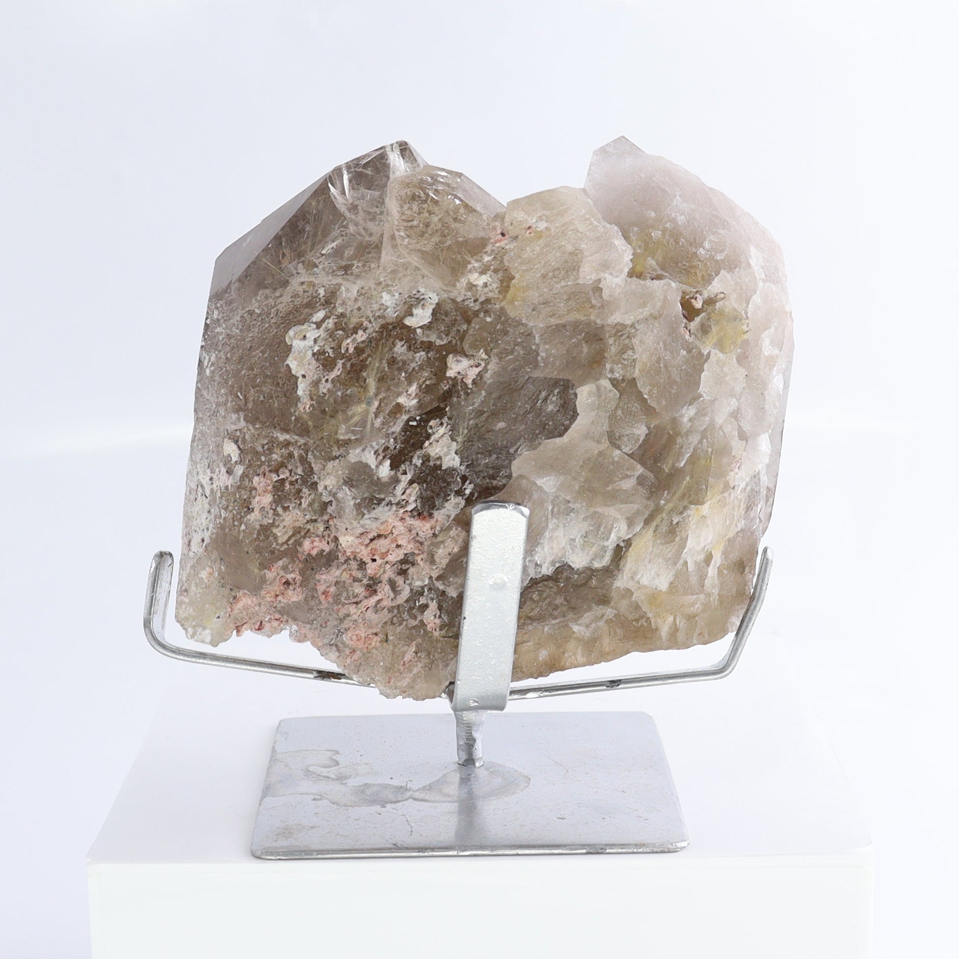 Smoky Quartz Cluster with Stand - Expert Wholesale and Supplier of Wholesale Crystals & Bulk Gemstones, ["cluster","Clusters","Quartz","Smoky Quartz"]