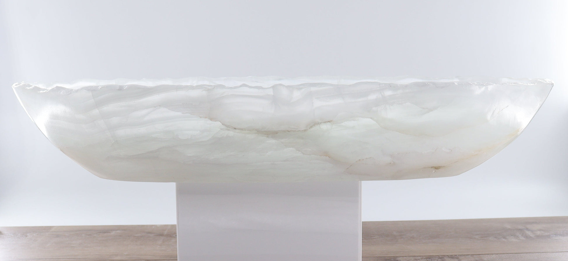 Mexican Onyx/Calcite Canoe Bowl - Expert Wholesale and Supplier of Wholesale Crystals & Bulk Gemstones, ["Bowls","Calcite","canoe","Mexico","onyx"]
