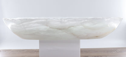 Mexican Onyx/Calcite Canoe Bowl - Expert Wholesale and Supplier of Wholesale Crystals & Bulk Gemstones, ["Bowls","Calcite","canoe","Mexico","onyx"]