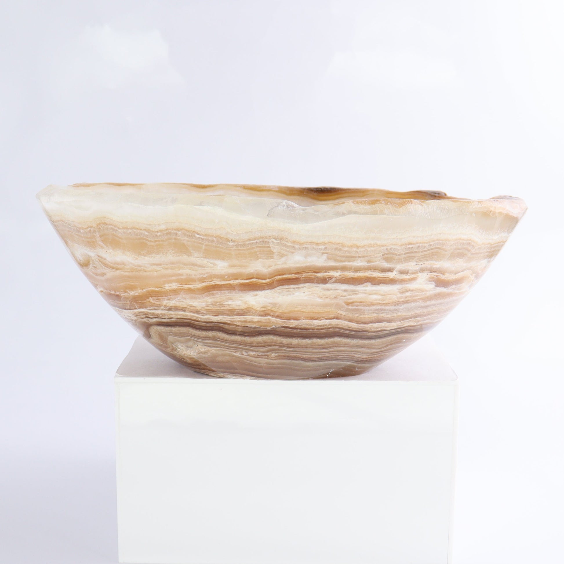 Mexican Onyx/Calcite Bowl - Expert Wholesale and Supplier of Wholesale Crystals & Bulk Gemstones, ["Bowls","Calcite","Mexico","onyx"]