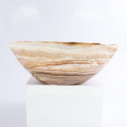 Mexican Onyx/Calcite Bowl - Expert Wholesale and Supplier of Wholesale Crystals & Bulk Gemstones, ["Bowls","Calcite","Mexico","onyx"]