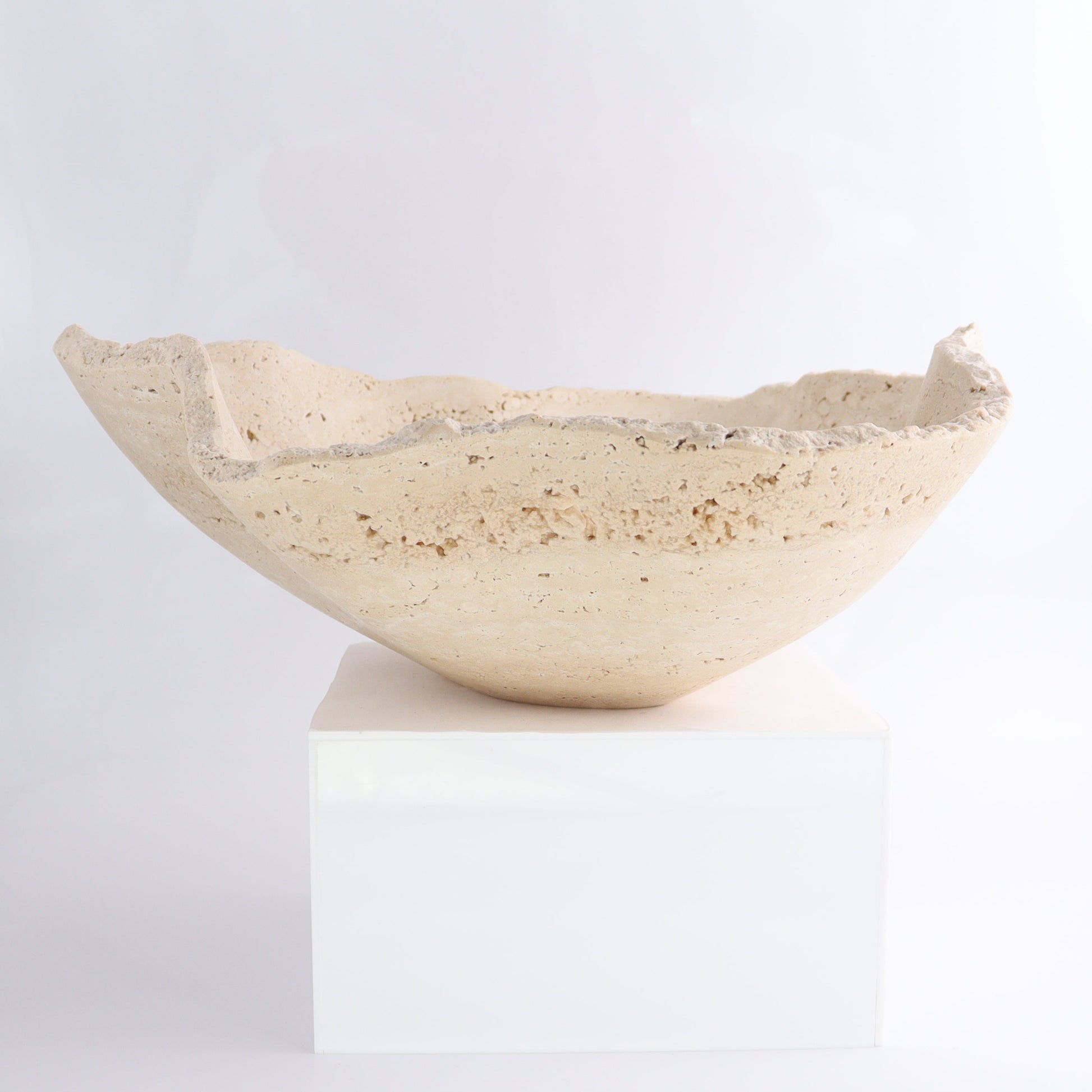 Travertine Bowl - Expert Wholesale and Supplier of Wholesale Crystals & Bulk Gemstones, ["Bowls","Mexico","Travertine"]